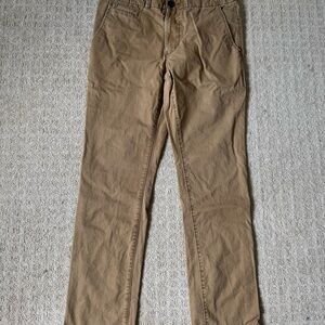 AEROPOSTALE men’s tan khaki chino canvas slacks pants size 32 x 32